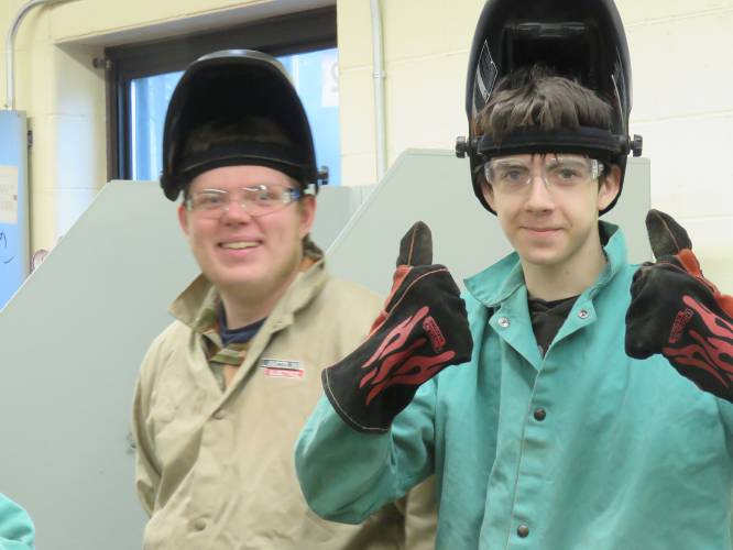 JSRHS students Cole Hubbard (left( and Jackson Benedict