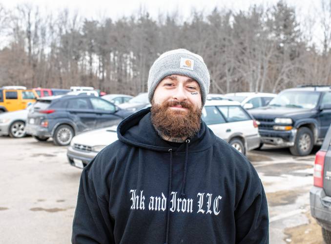 Chris Shaw outside the Pittsfield Middle High School on Tuesday, January 22, 2024.