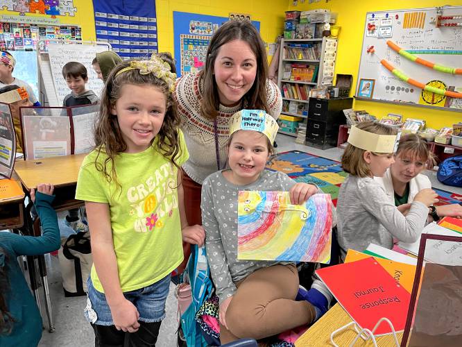 Some of the 40 bookmarks designed in Ava Martin's National Honor Society Project for the Tucker Free Library.