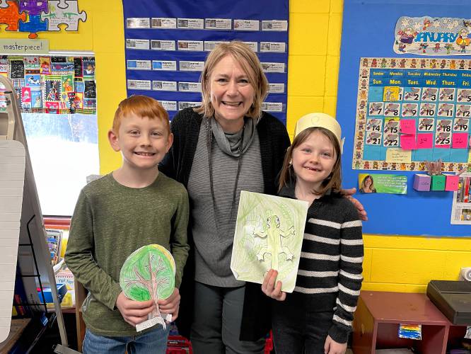 Some of the 40 bookmarks designed in Ava Martin's National Honor Society Project for the Tucker Free Library.