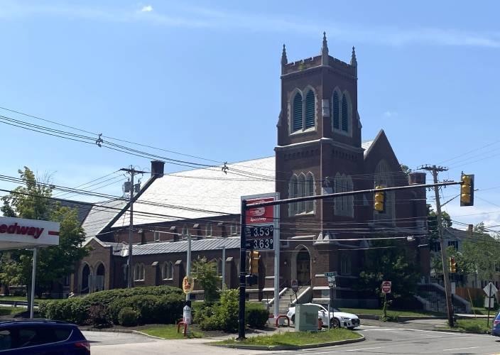 The former First Congregational Church on 177 North Main Street in Concord. The building has been sold and will be converted into housing units.