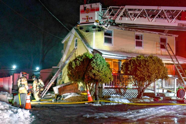 Firefighters from Concord and seven surrounding communities responded to a fire on Foster Street just after 2 a.m. Friday morning. The fire was under control within 30 minutes of Concord Fire being dispatched.