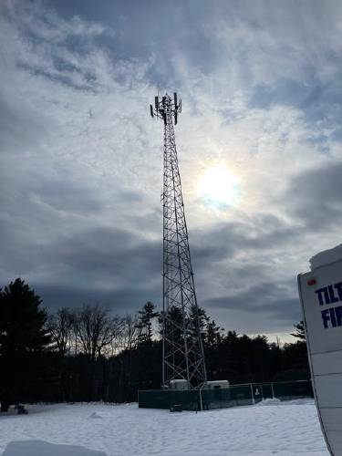 Leslie Ludkte. A cell tower in Northfield is the same height and design as is proposed for Bow.