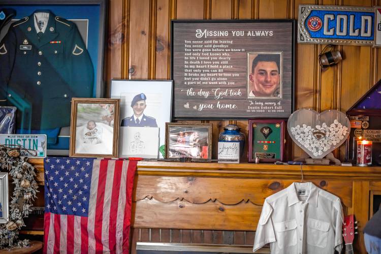 Heather Demello has devoted a room to her son, Dustin, and soon she will include photos of her sister as well.